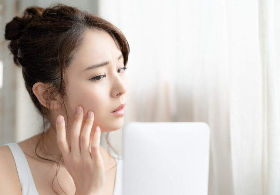 Beauty,Concept,Of,Asian,Girl.,Skin,Care.